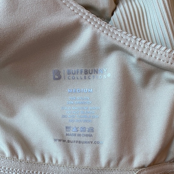 Buffbunny Ribbed Deep V Sports Bra - Picture 13 of 15